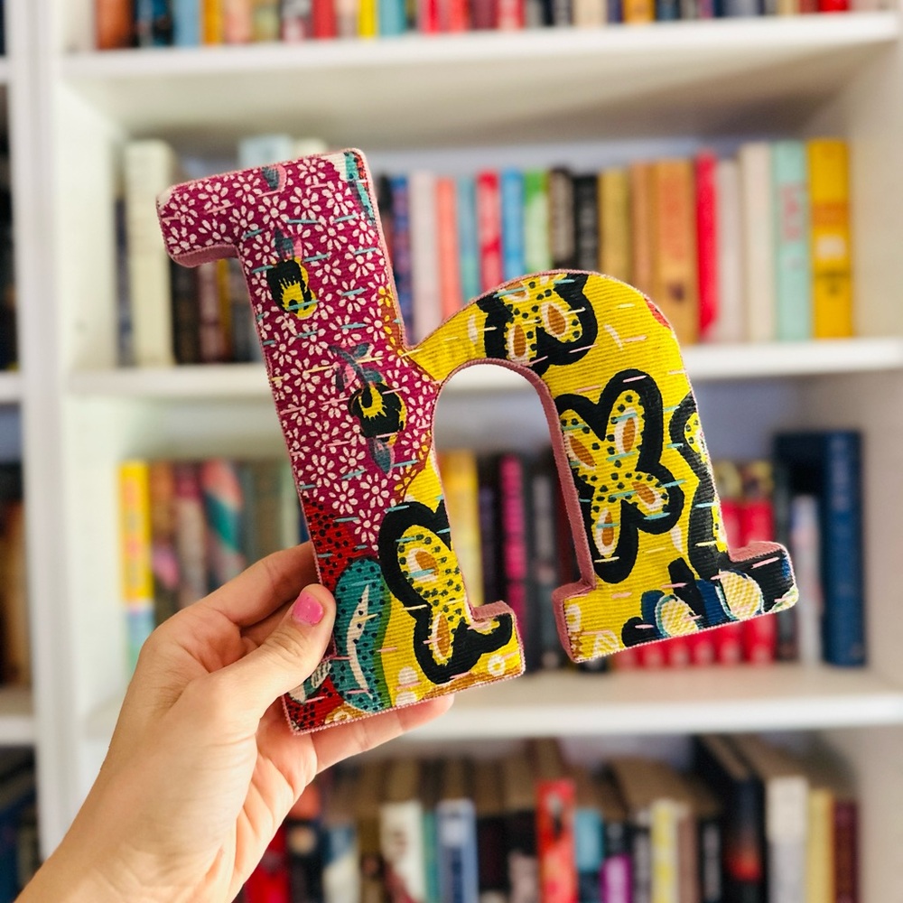 Colorful Fabric Letter 'H’ Anthropologie